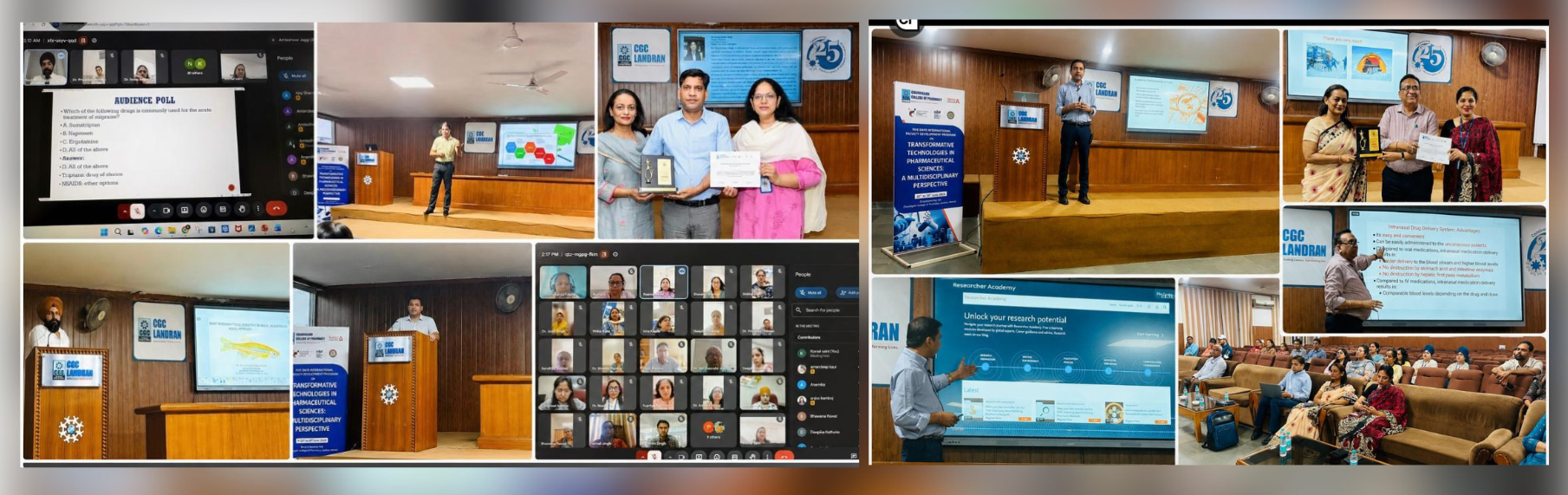 5 days International Faculty Development Program on Transformative Technologies In Pharmaceutical Sciences: A Multidisciplinary Perspective 