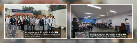 Industrial visit at Synthimed Labs Private Limited